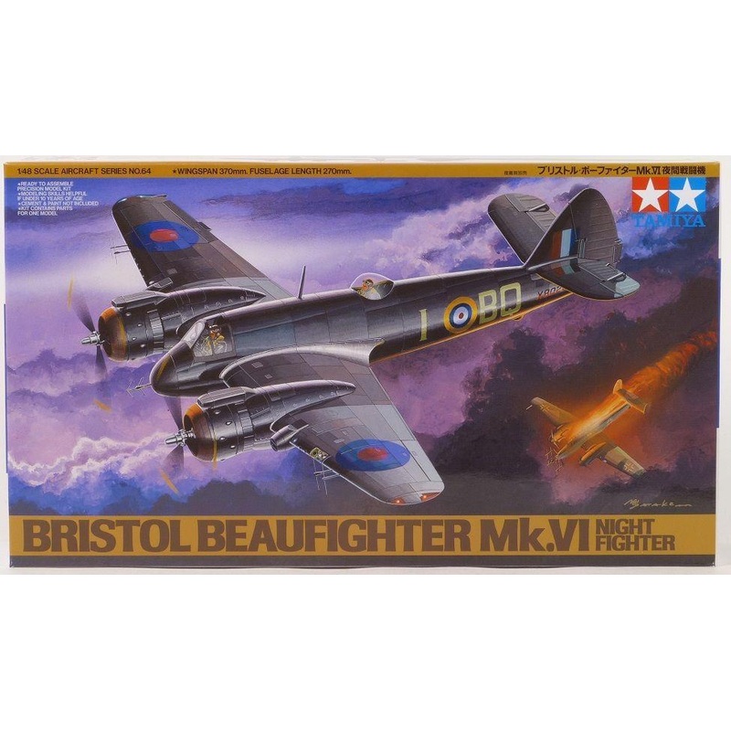 TAMIYA 1/48 AIRCRAFT BRISTOL BEAUFIGHTER NIGHT FIGHTER