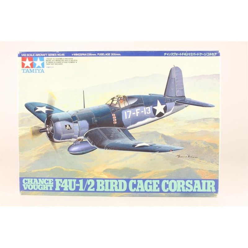 TAMIYA 1/48 AIRCRAFT C.V.F4U-1/2 BIRD CAGE CORSAIR