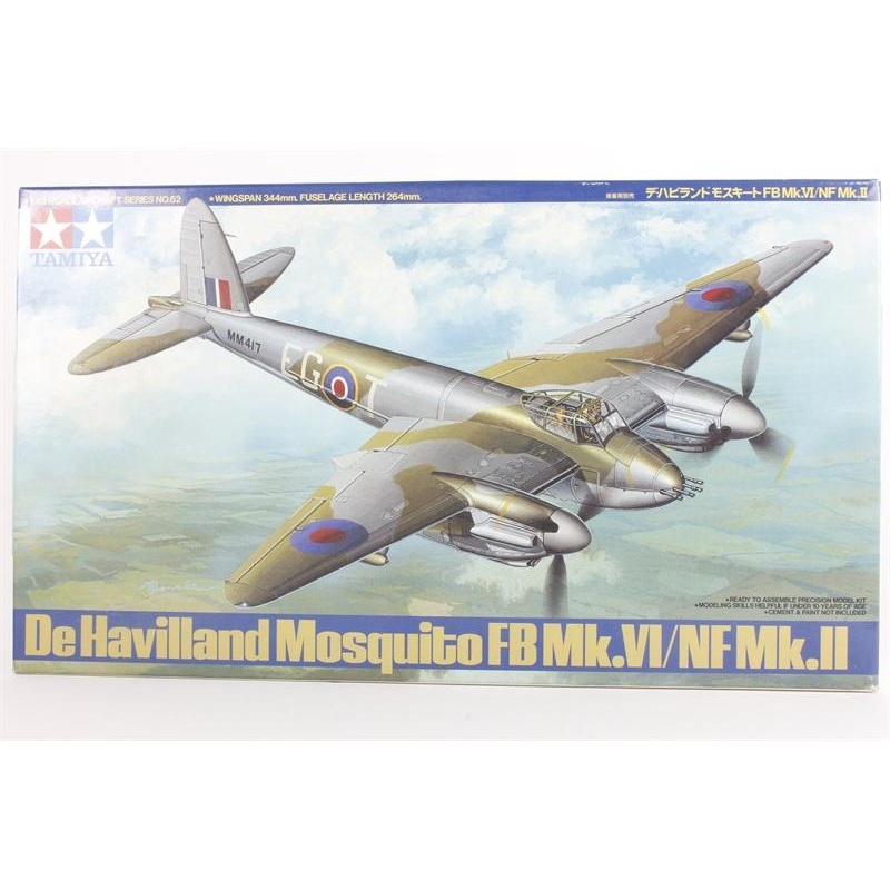 TAMIYA 1/48 AIRCRAFT MOSQUITO FB MK. VI/NF MK.II