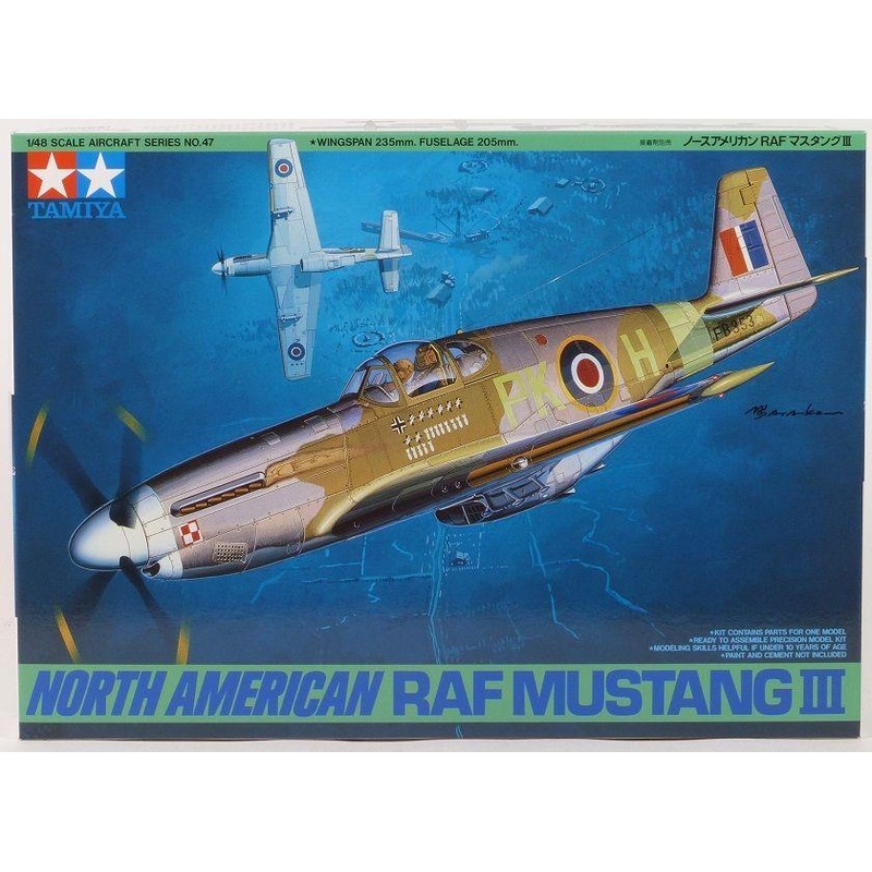 TAMIYA 1/48 AIRCRAFT N.A. RAF MUSTANG III