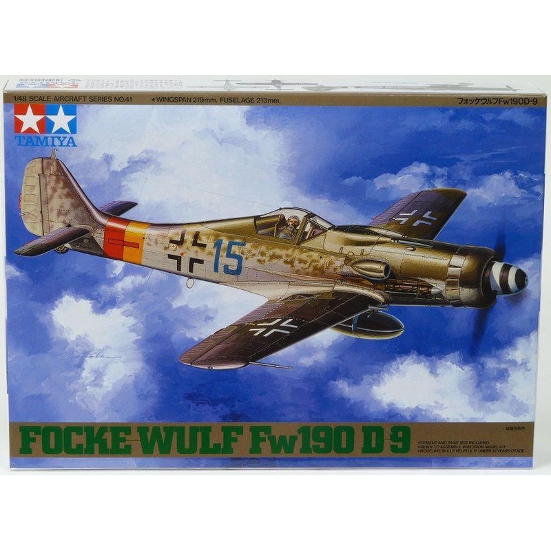 TAMIYA 1/48 AIRCRAFT WW2 German FOCKE-WULF FW190 D-9