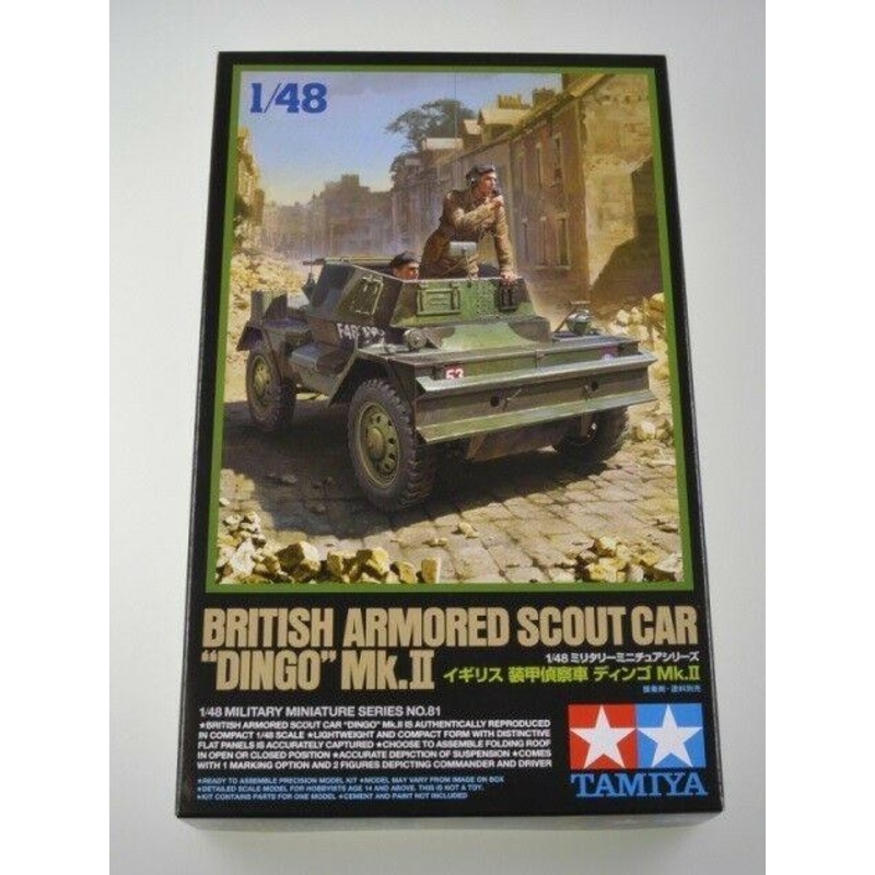 Tamiya 1/48 scale 1/48 British Dingo MkII Armoured Scout Car