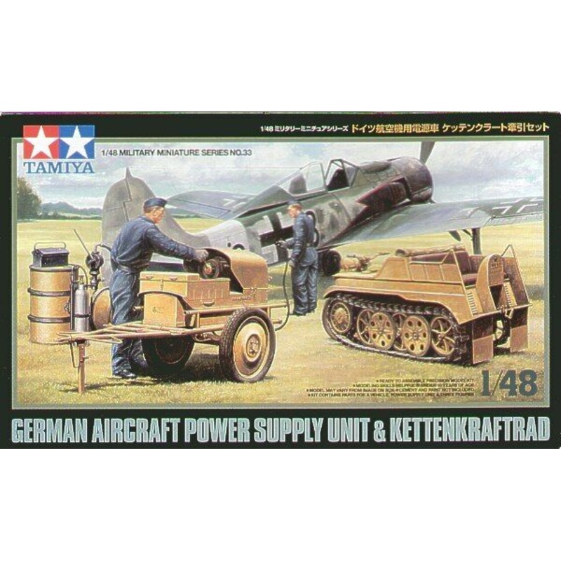 Tamiya 1/48 scale APS Unit & Kettenkraftrad