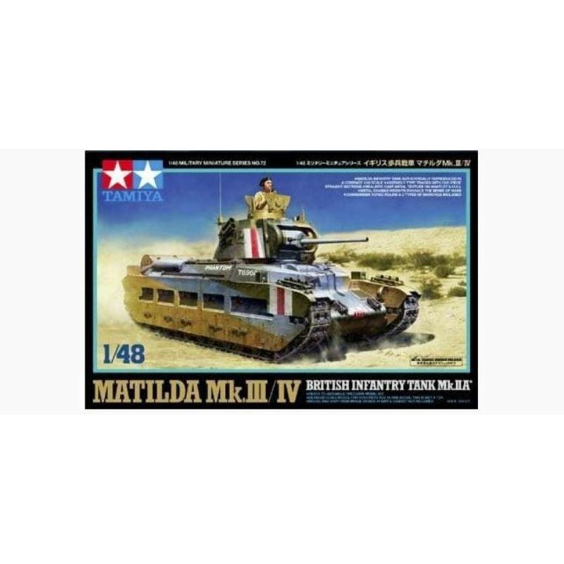 Tamiya 1/48 scale Matilda MKIII/IV British Infantry Tank