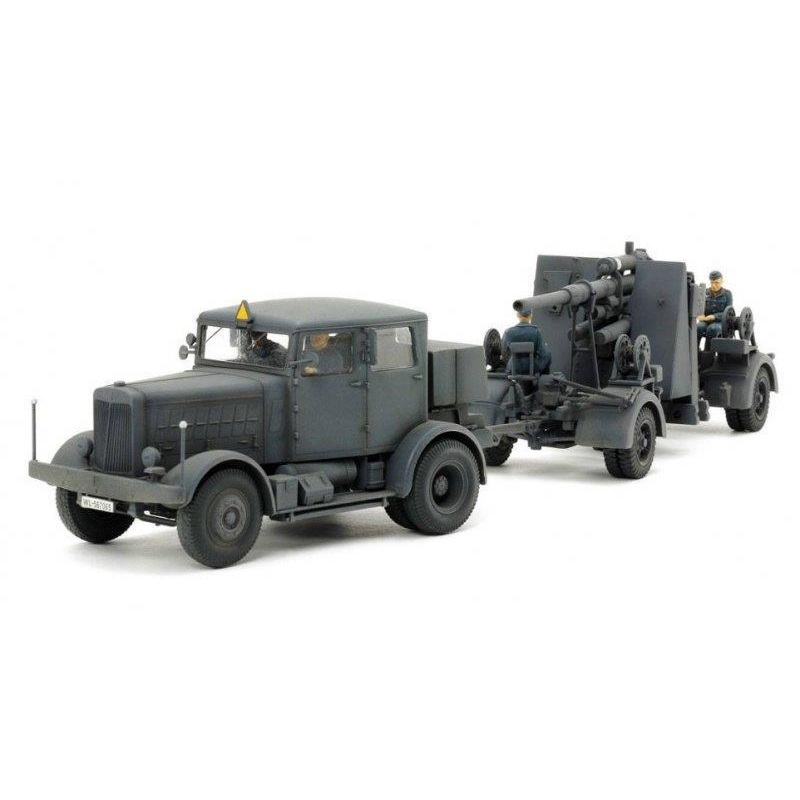 Tamiya 1/48 scale WW2 German SS-100 & 88mm FLAK 37