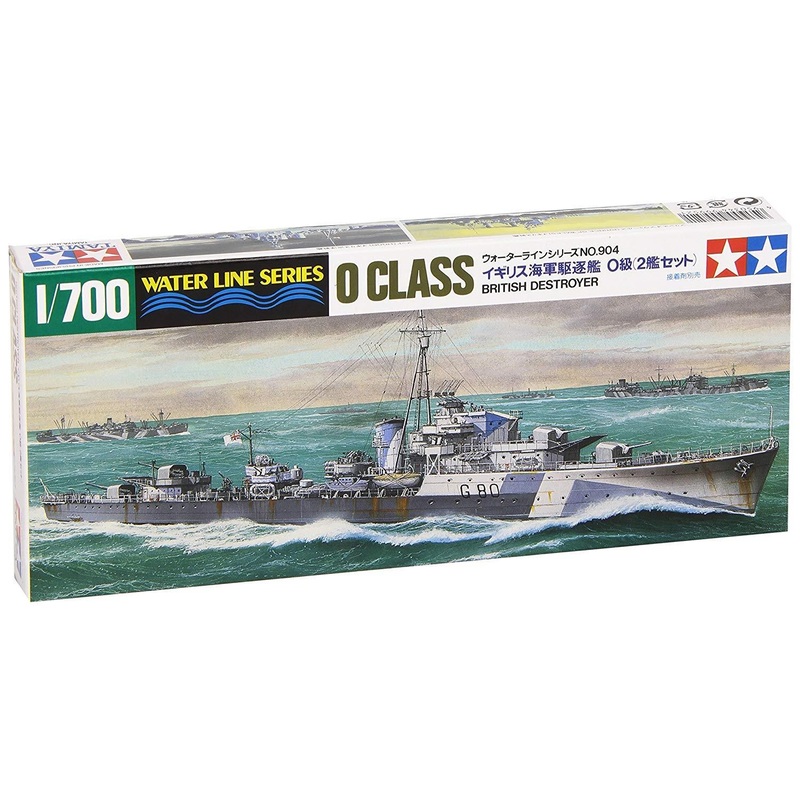 TAMIYA 1/700 SHIPS BRITISH DESTROYER O CLASS