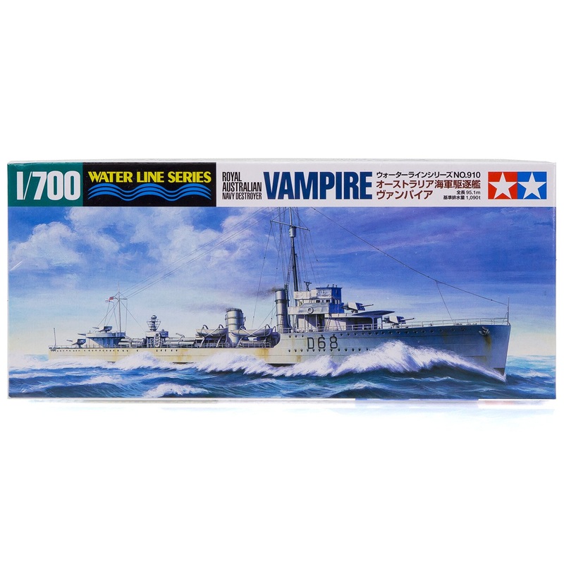 TAMIYA 1/700 SHIPS DESTROYER HMAS VAMPIRE WW2 Navy ship