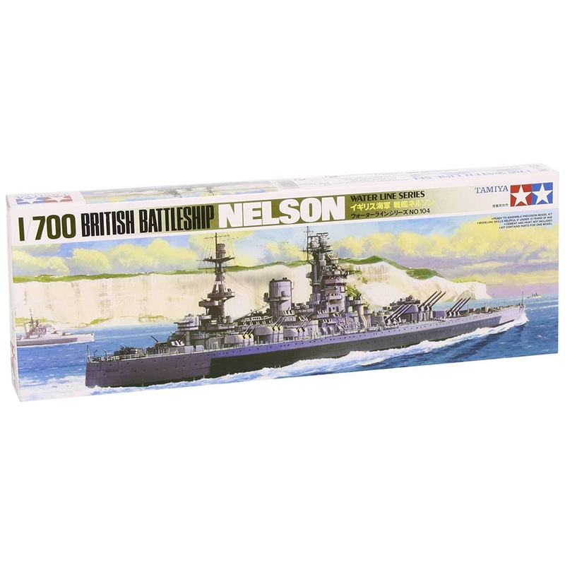TAMIYA 1/700 SHIPS HMS NELSON BATTLESHIP