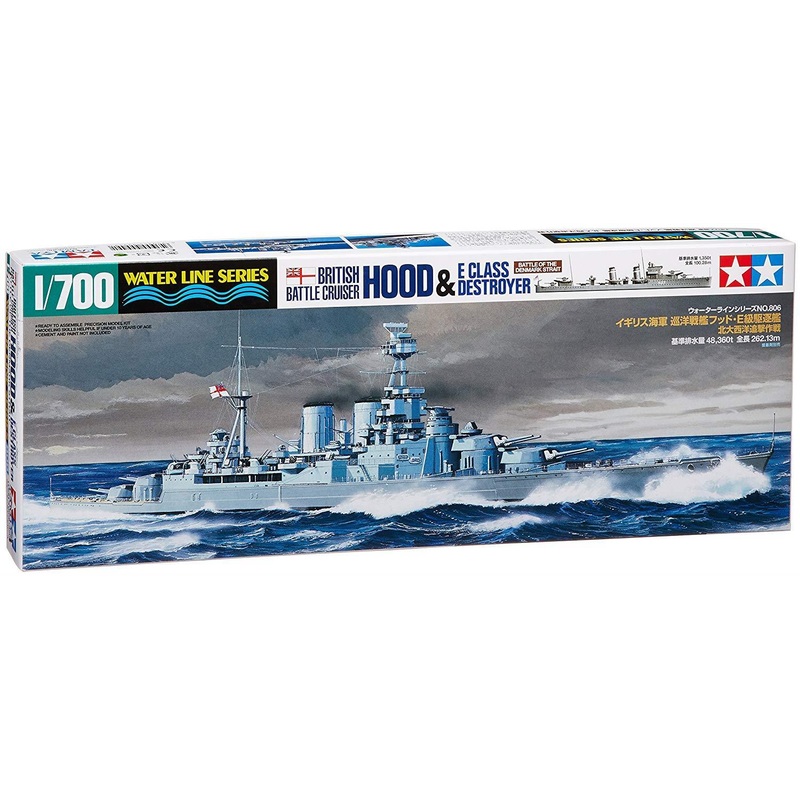 TAMIYA 1/700 SHIPS HOOD & E CLASS DESTROYER