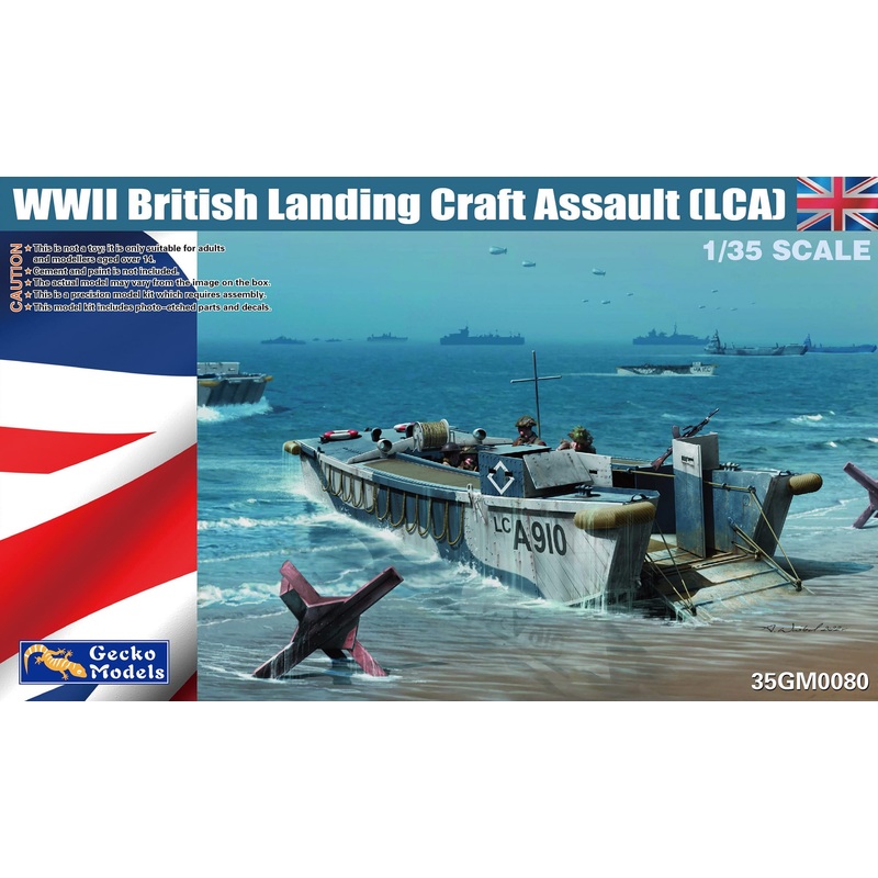 Gecko 1/35 scale WWII British landing craft assault [LCA]
