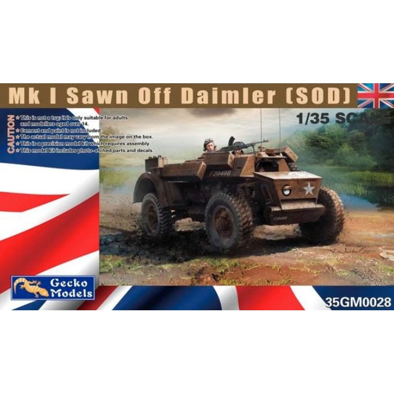 Gecko 1/35 WW2 British Sawn off Daimler MkI. (SOD)