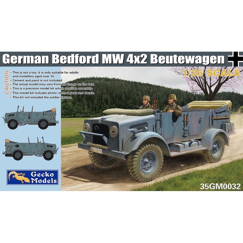 Gecko 1/35 WW2 German Bedford MW 4×2 Beutewagen