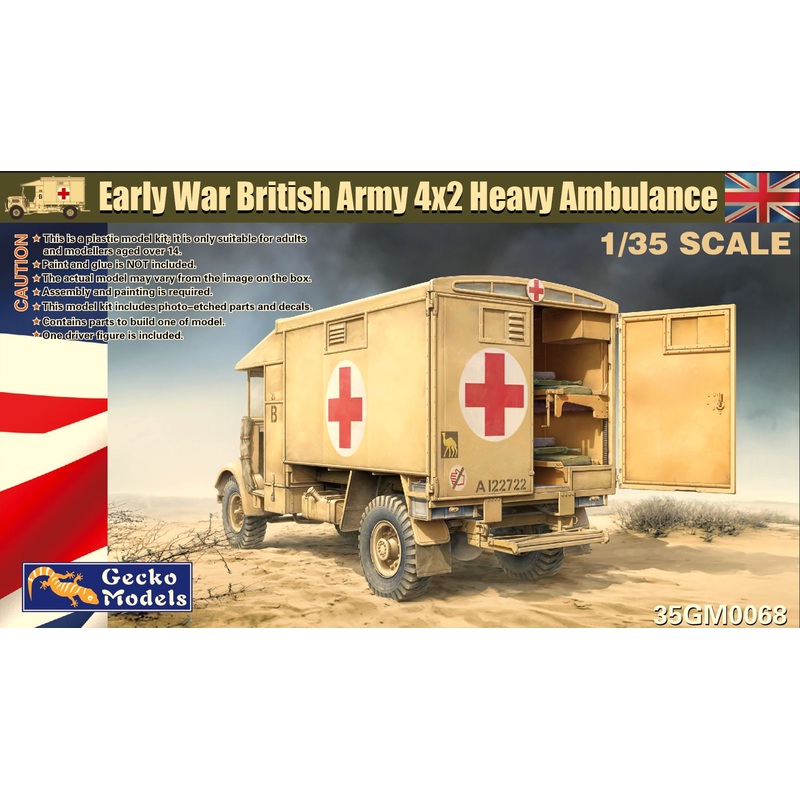 Gecko Models 1/35 scale WW2 K2Y British Heavy Ambulance Early War