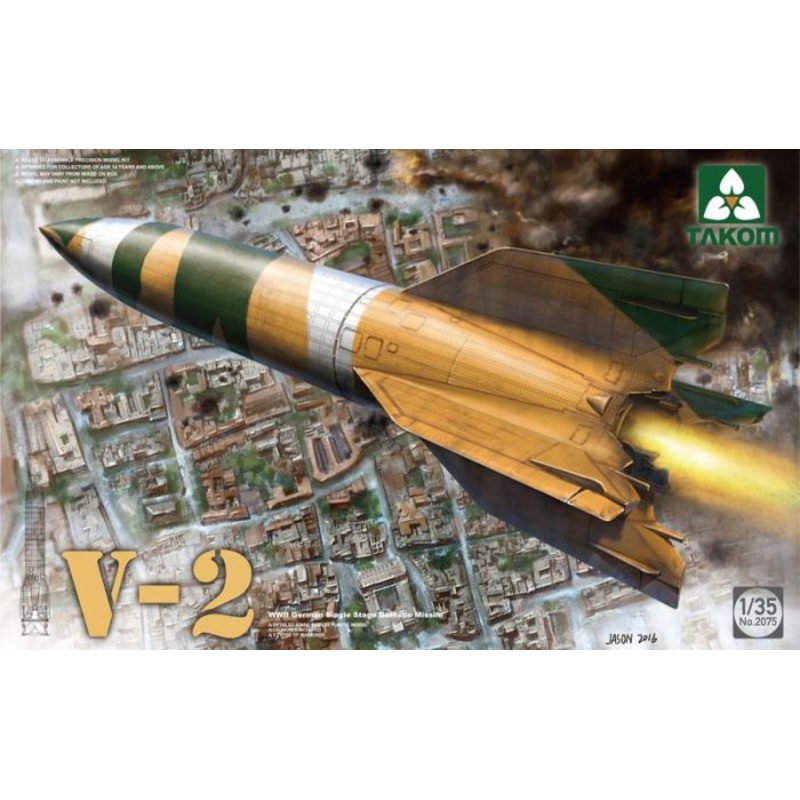 TAKOM 1/35 scale WWII German Single Stage Ballistic Missile V-2