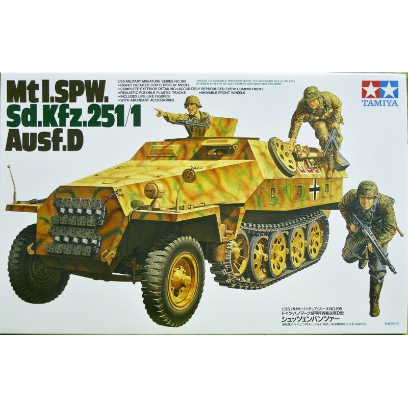 Tamiya 1/35 scale Mtl.SPW Sd.Kfz. 251/1 Ausf.D WW2 German