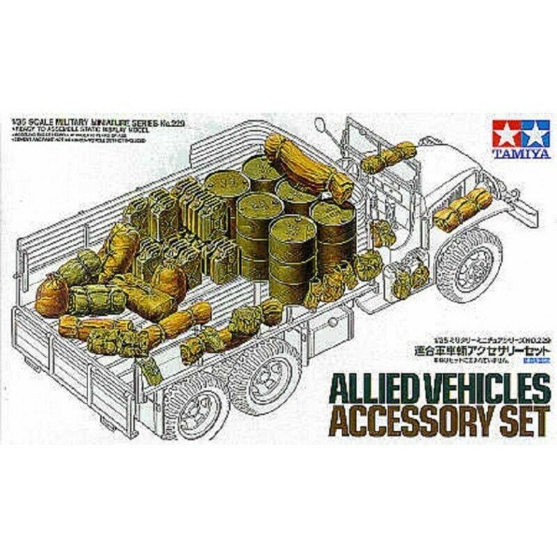Tamiya 1/35 scale WW2 Allied US Vehicles Accessory Set