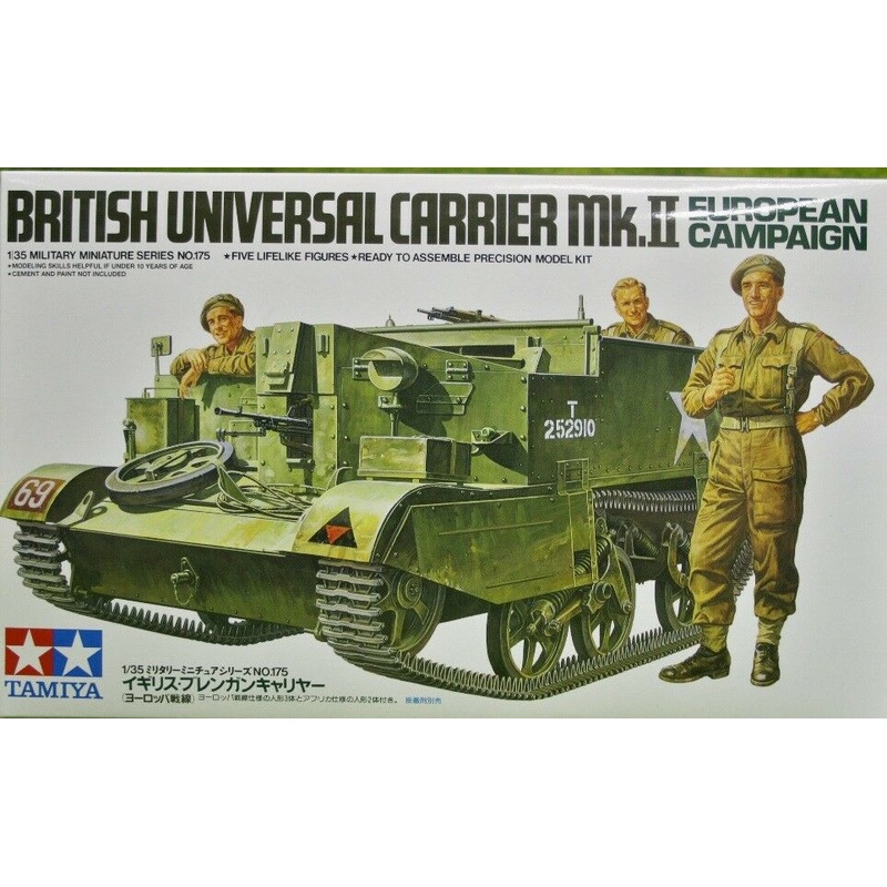 Tamiya 1/35 scale WW2 British Universal Carrier Mk.II Military model kit