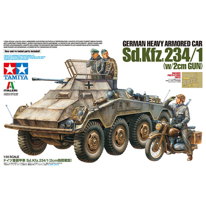 Tamiya 1/35 WW2 German SD KFZ 234/1 W/2CM GUN