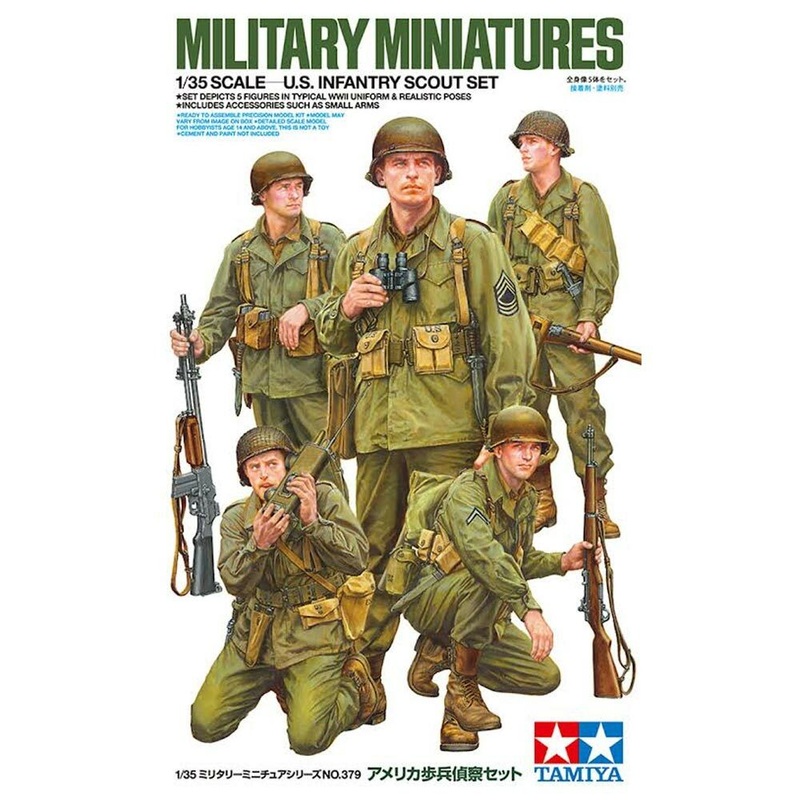 Tamiya 1/35 WW2 U.S. Infantry Scout Set