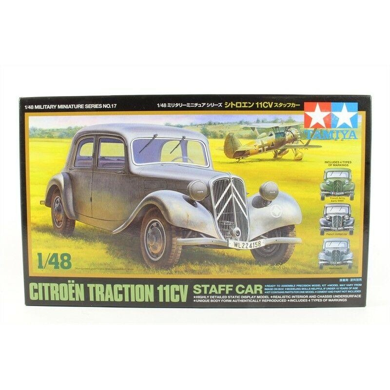 Tamiya 1/48 scale Citroen Traction IICV