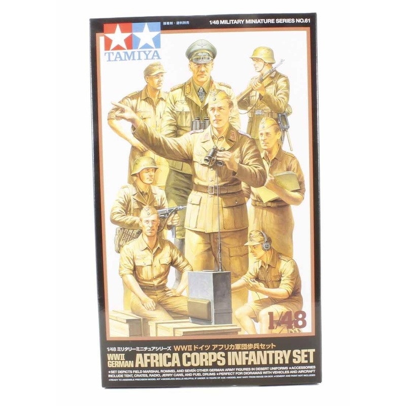 Tamiya 1/48 scale German Africa Corps Infantry