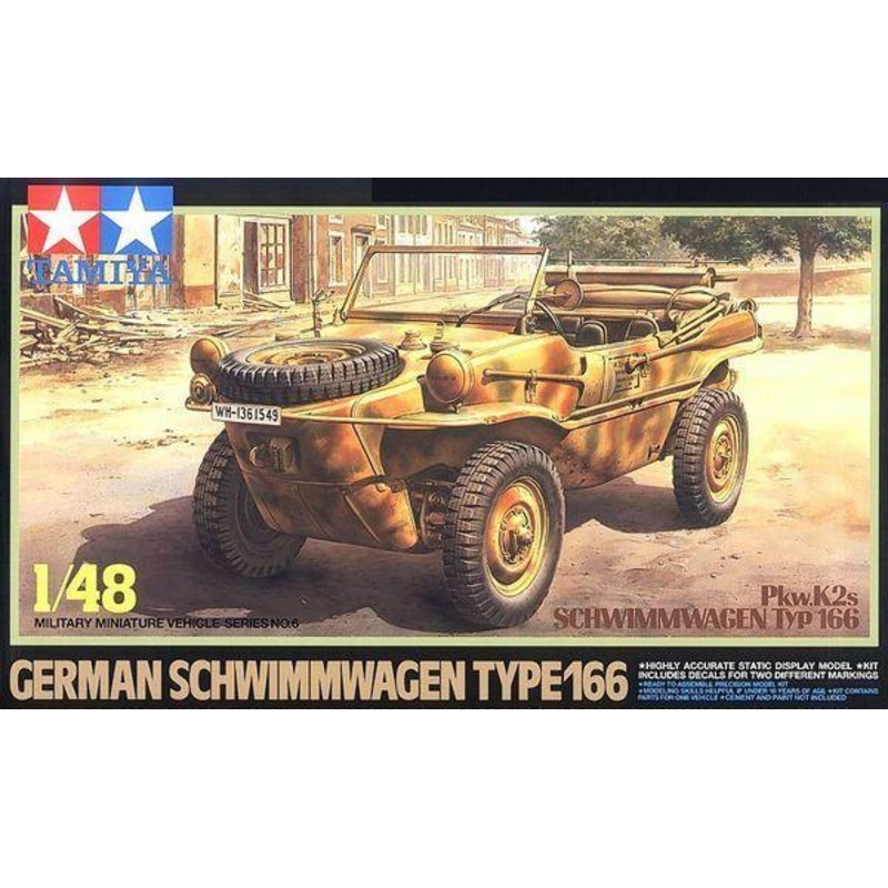 Tamiya 1/48 scale Schwimmwagen Type 166