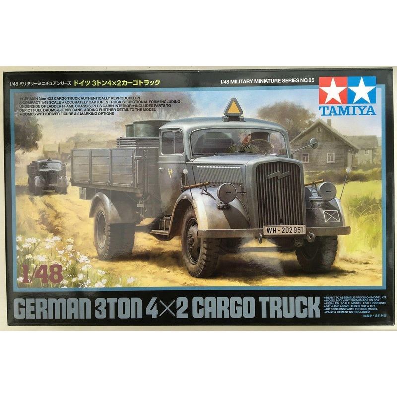 Tamiya 1/48 scale WW2 German 3t 4×2 Cargo Truck