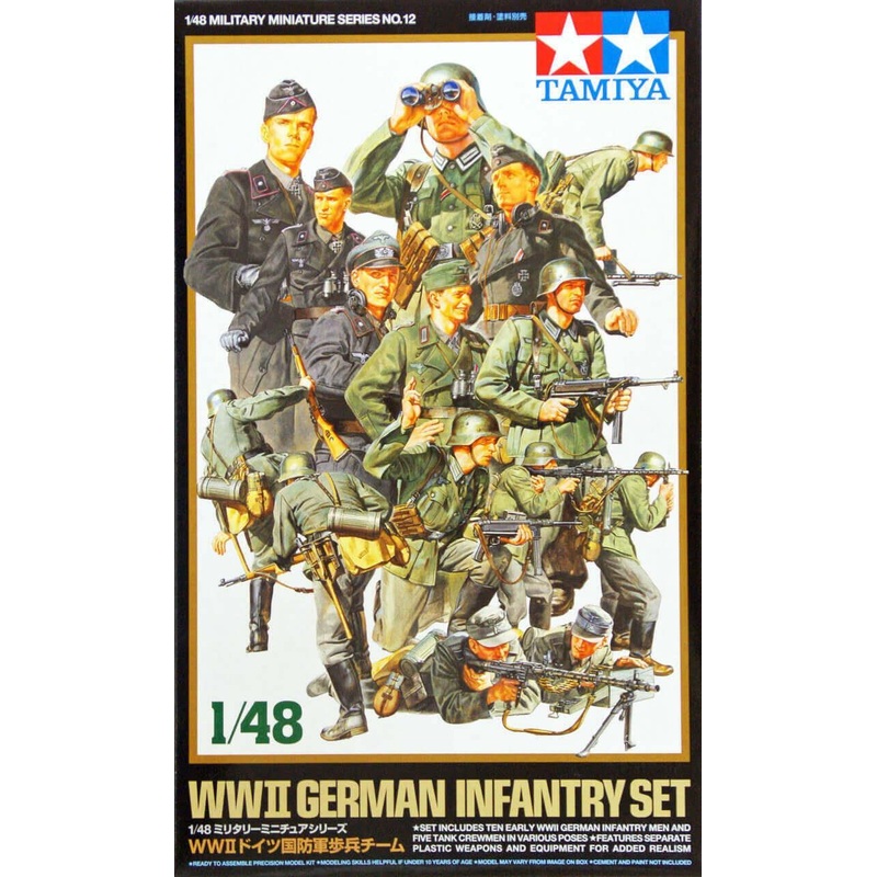 Tamiya 1/48 scale WWII German Infantry Set