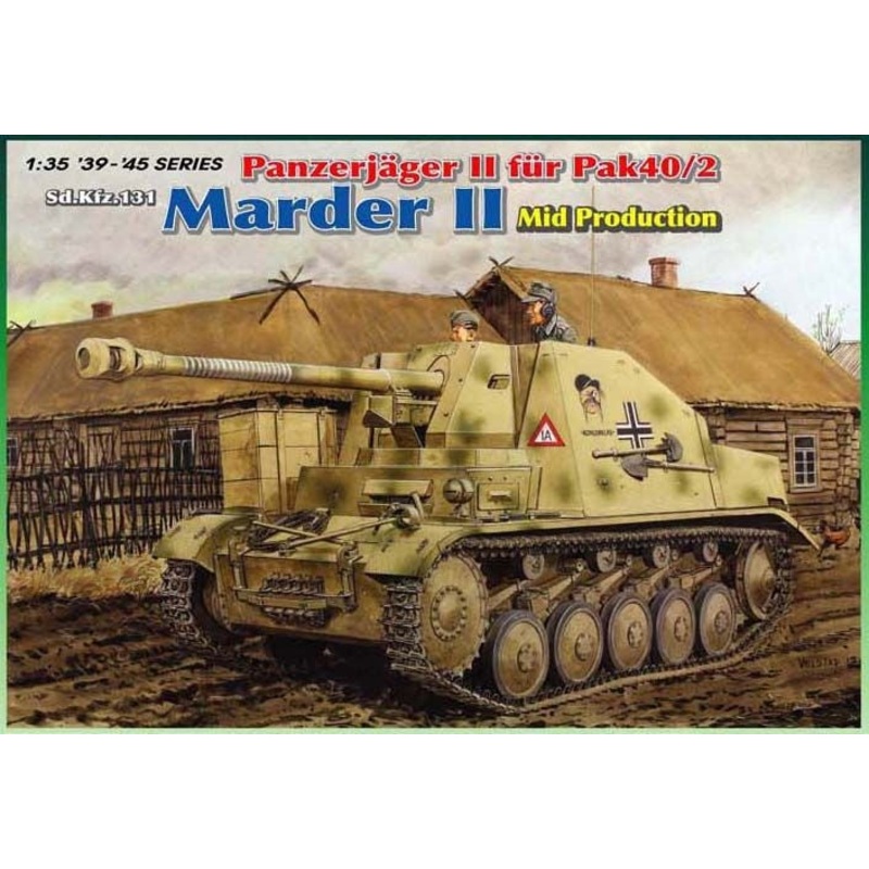 1/35 SD KFZ 131 PANZERJAGER II FUR PAK 40/2 MARDER II MID PRODUCTION