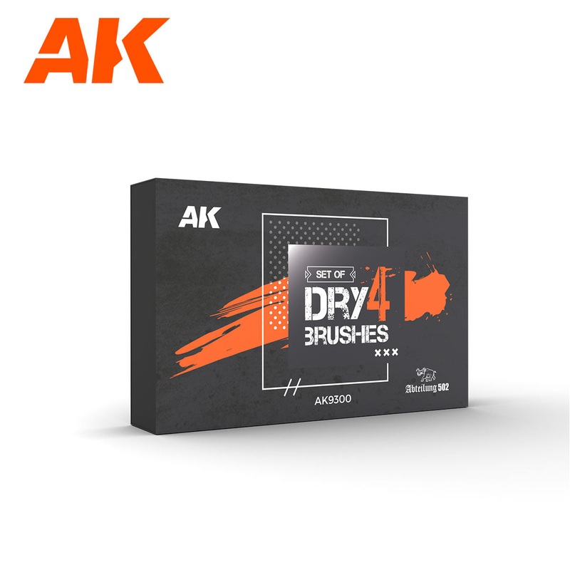 AK Interactive DRY BRUSHES SET