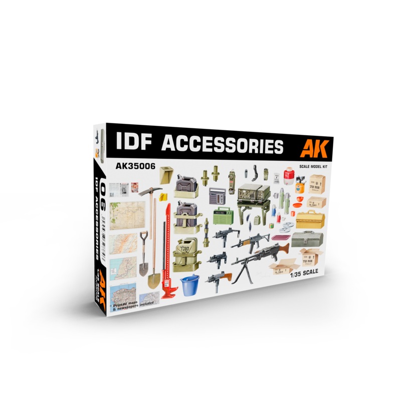 AK Interactive IDF Accessories. 1/35   Scale