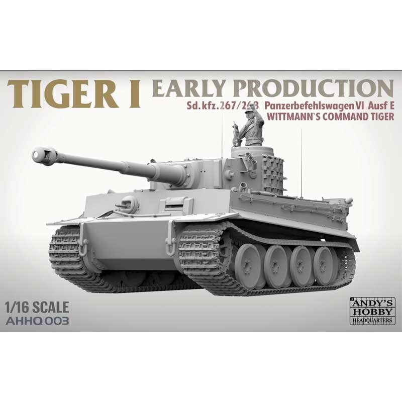 Andy’s Hobby Headquarters AHHQ 003 1/16 Tiger I Early Production