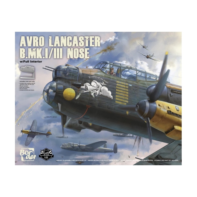 Border Models 1/32 WW2 Lancaster bomber ‘Nose section’