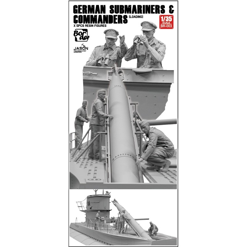 Border Models WW2 German1/35 German Submariners & Commanders loading
