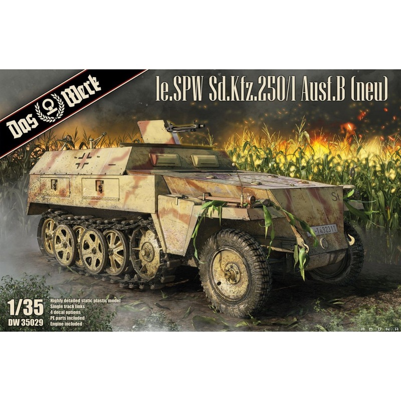 Das Werk 1/35 WW2 German le.SPW Sd.Kfz.250/1 Ausf.B (neu),