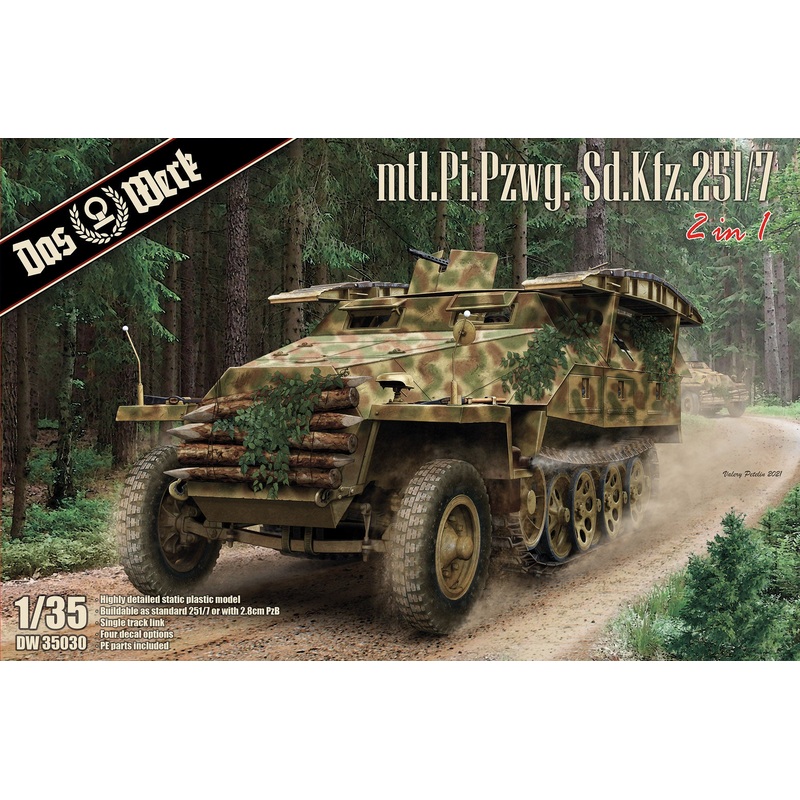 Das Werk 1/35 WW2 German mtl.Pi.Pzwg. Sd.Kfz.251/7