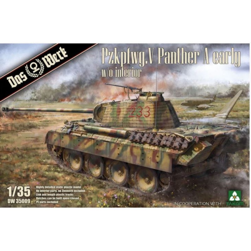Das Werks 1/35 WW2 German PzKpfw.V Panther A Early tank