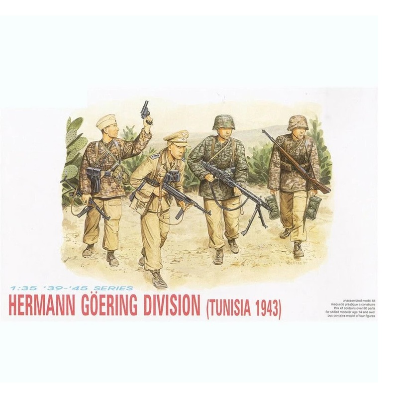 Dragon 1/35 Herman Goring Division (Tunisia) WW2 German