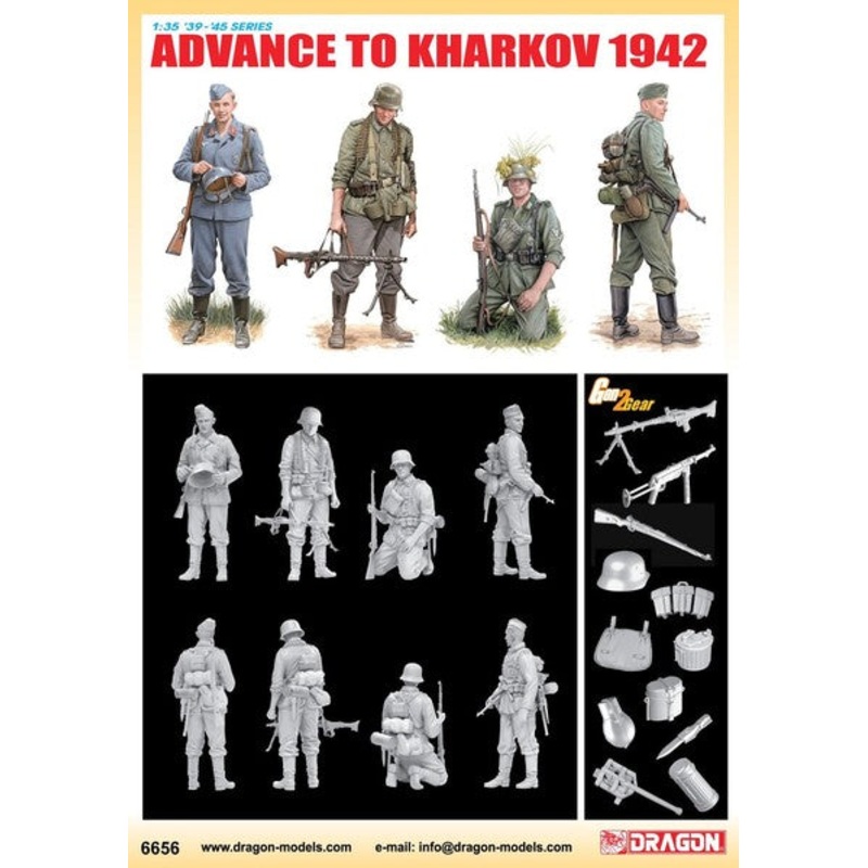 Dragon 1/35 WW2 German Advance to Kharkhov (Russia 1942)