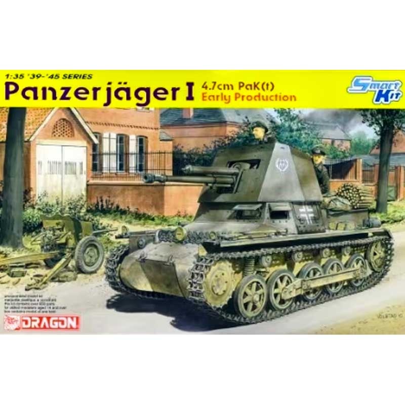 Dragon 1/35 WW2 German PANZERJAGER I 4.7cm SMART KIT