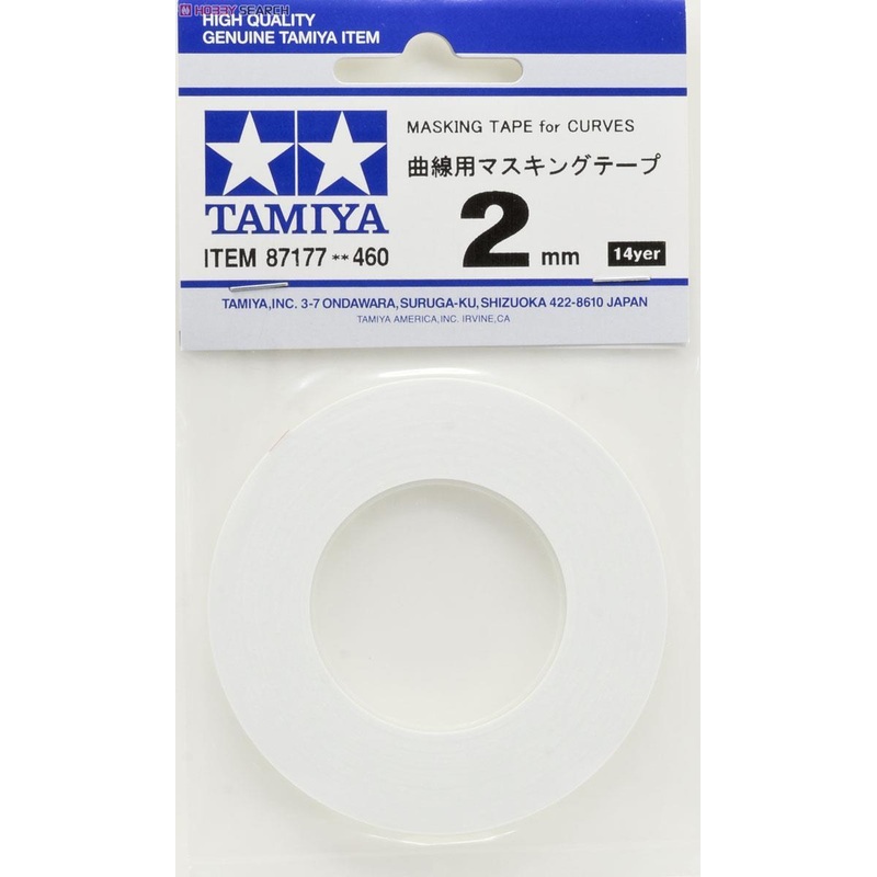 Tamiya Masking Tape for Curves 2mm – 20m roll – Tools / Accessories