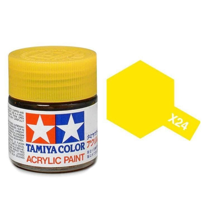 TAMIYA MINI ACRYLIC – ACRYLIC MINI X-24 CLEAR YELLOW