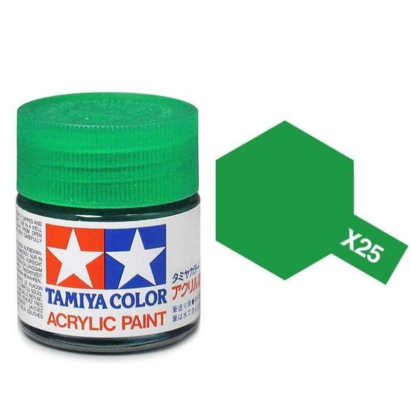 TAMIYA MINI ACRYLIC – ACRYLIC MINI X-25 CLEAR GREEN
