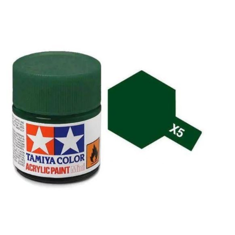 TAMIYA MINI ACRYLIC – ACRYLIC MINI X-5 GREEN
