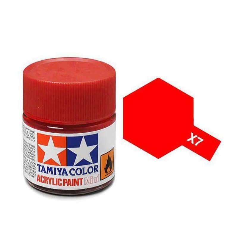 TAMIYA MINI ACRYLIC – ACRYLIC MINI X-7 RED