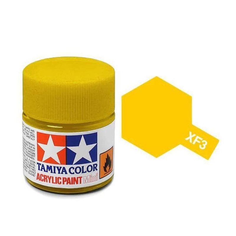 TAMIYA MINI ACRYLIC – ACRYLIC MINI XF-3 FLAT YELLOW
