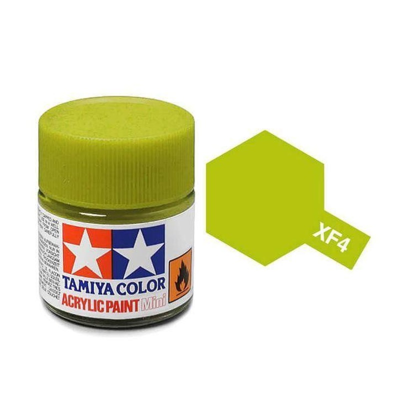 TAMIYA MINI ACRYLIC – ACRYLIC MINI XF-4 YELLOW GREEN