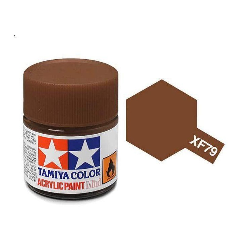 TAMIYA MINI ACRYLIC – XF-79 LINO DECK BROWN