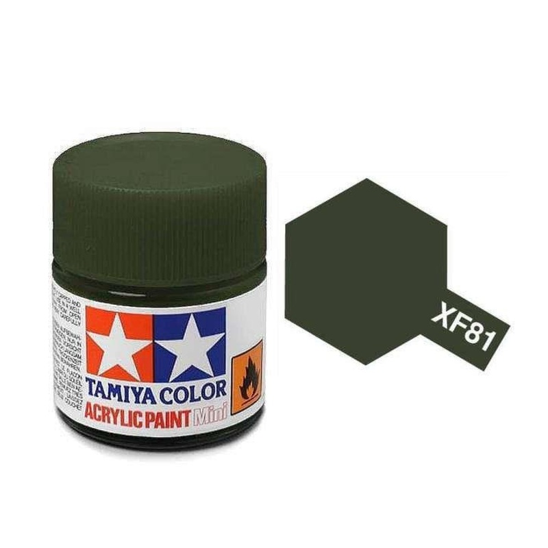 TAMIYA MINI ACRYLIC – XF-81 RAF DARK GREEN 2