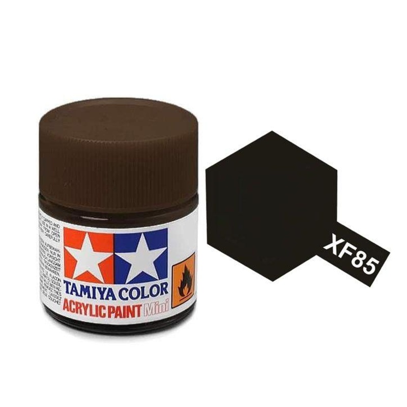 TAMIYA MINI ACRYLIC – XF-85 RUBBER BLACK